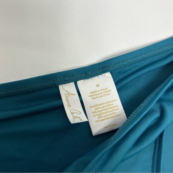 ANNE COLE WOMEN'S ALEX SOLID SIDE TIE ADJUSTABLE BIKINI SWIM BOTTOM SIZE MEDIUM - Picture 7 of 7